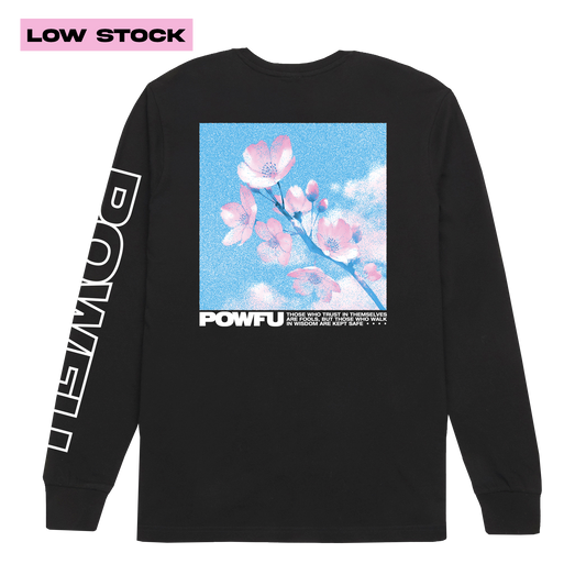 Blossom Long Sleeve Tee - Black