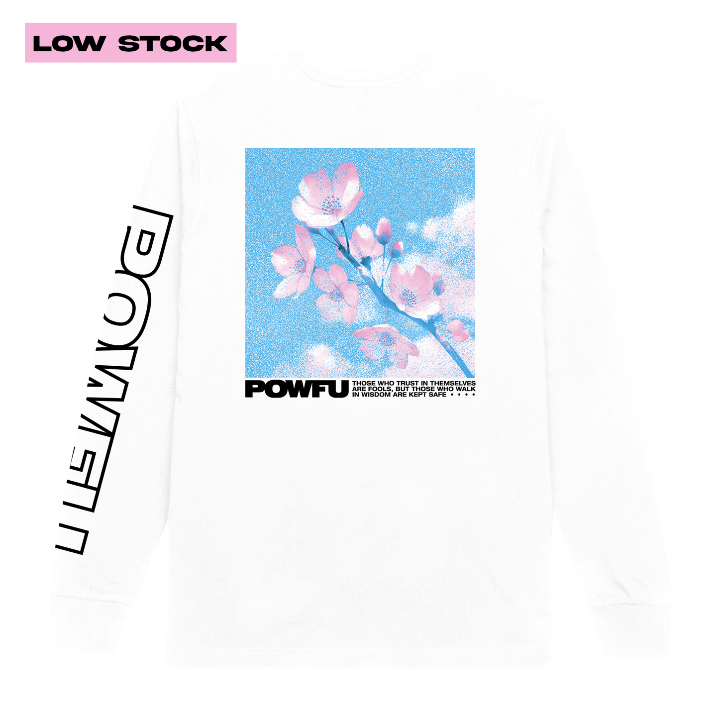 Blossom Long Sleeve Tee - White